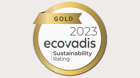 ecovaldis gold medal for sustainability